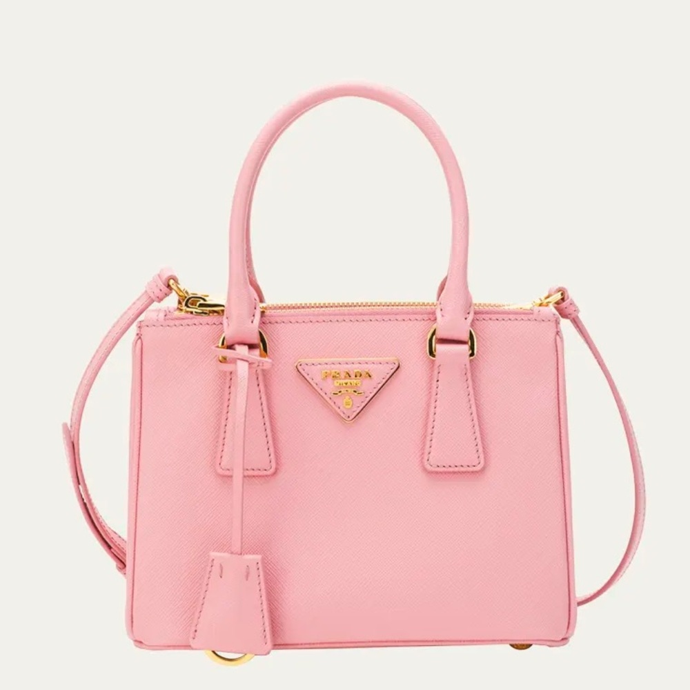 LIKE NEW! Authenticated Prada GALLERIA Pink Mini MACRO SMALL Bag DAINTY CUTE - Picture 8 of 16